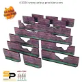 Photo of Walls - High Brick Damaged (x14) - Full Colour (COP012)