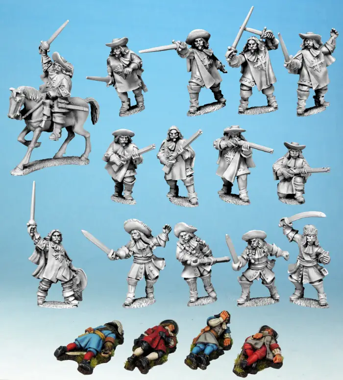 Dueling Musketeers.