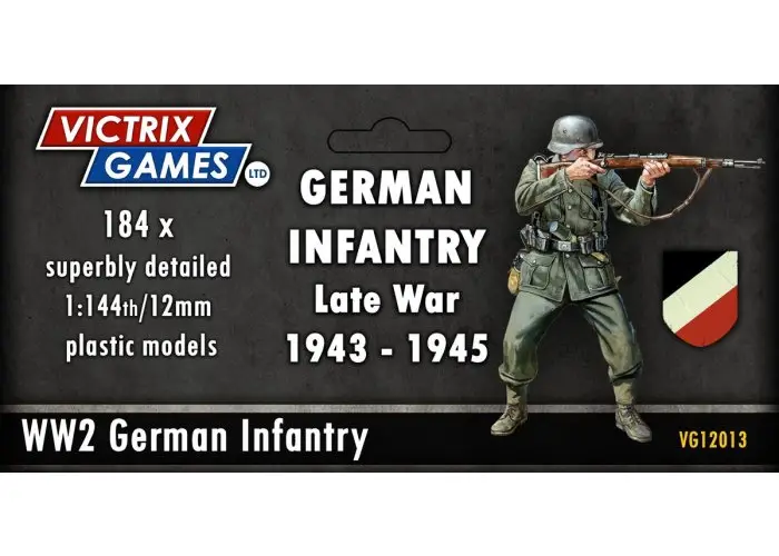 12mm Late War German Infantry and Heavy Weapons