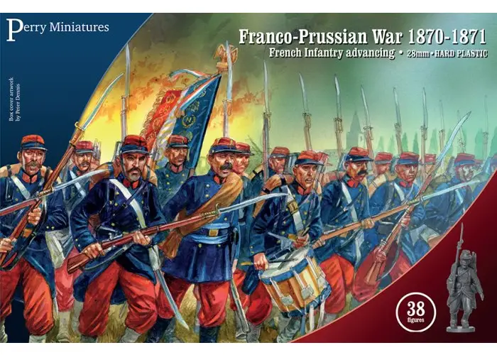 Franco-Prussian War French Infantry advancing
