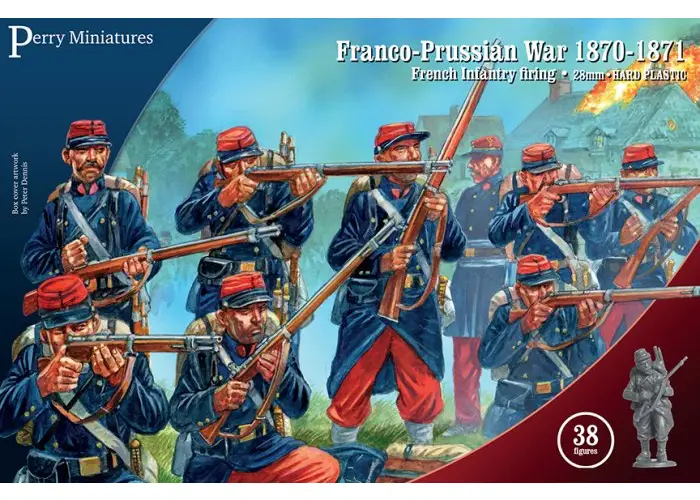 Franco-Prussian War French Infantry firing line