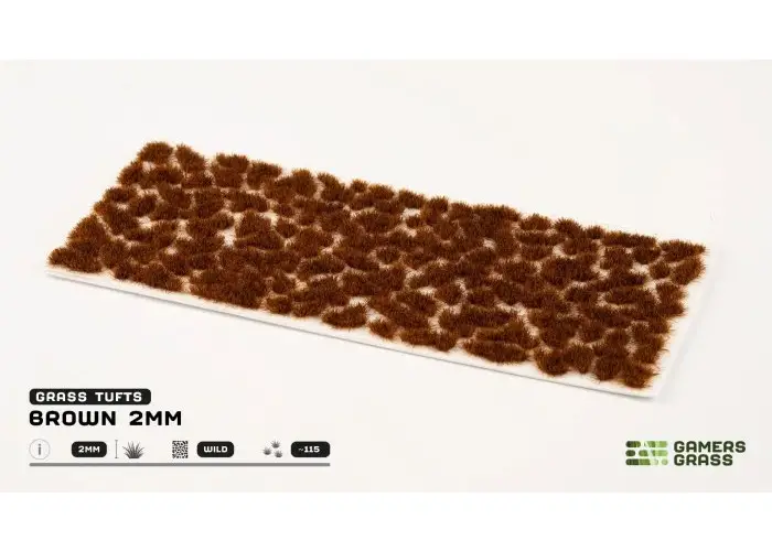 Brown 2mm Tufts (Gamer's Grass Gen II)