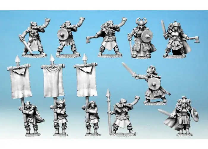 Shieldmaiden Command (15mm)