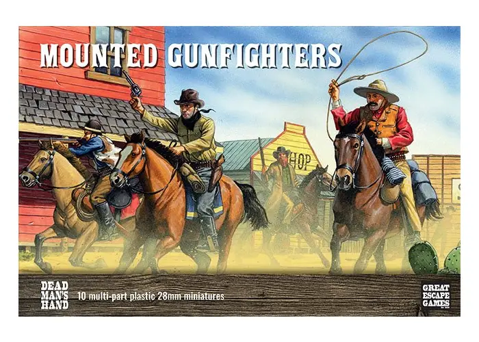 DMH Mounted Gunfighters Plastic Boxed Set