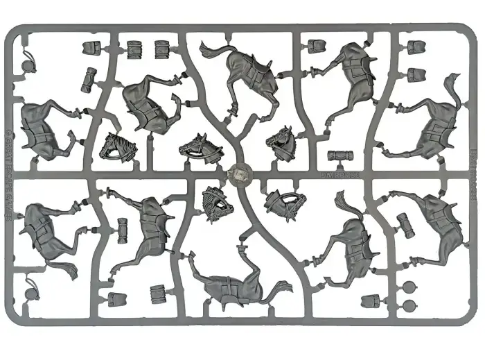 Dead Man's Hand Plastic Horses
