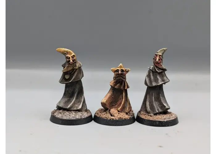 Sun Rot Lunar Celebrants: Metal NPC Miniatures, Set of Three