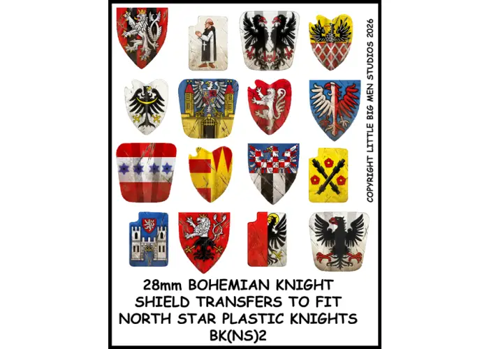 Bohemian Knights Shield Transfers #2 (Preorder)