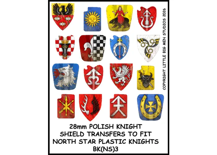 Polish Knight Shield Transfers (Preorder)